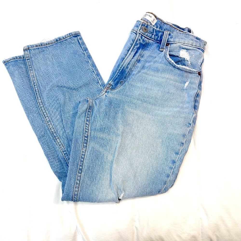 Abercrombie & Fitch Light Blue High Rise Women Jeans